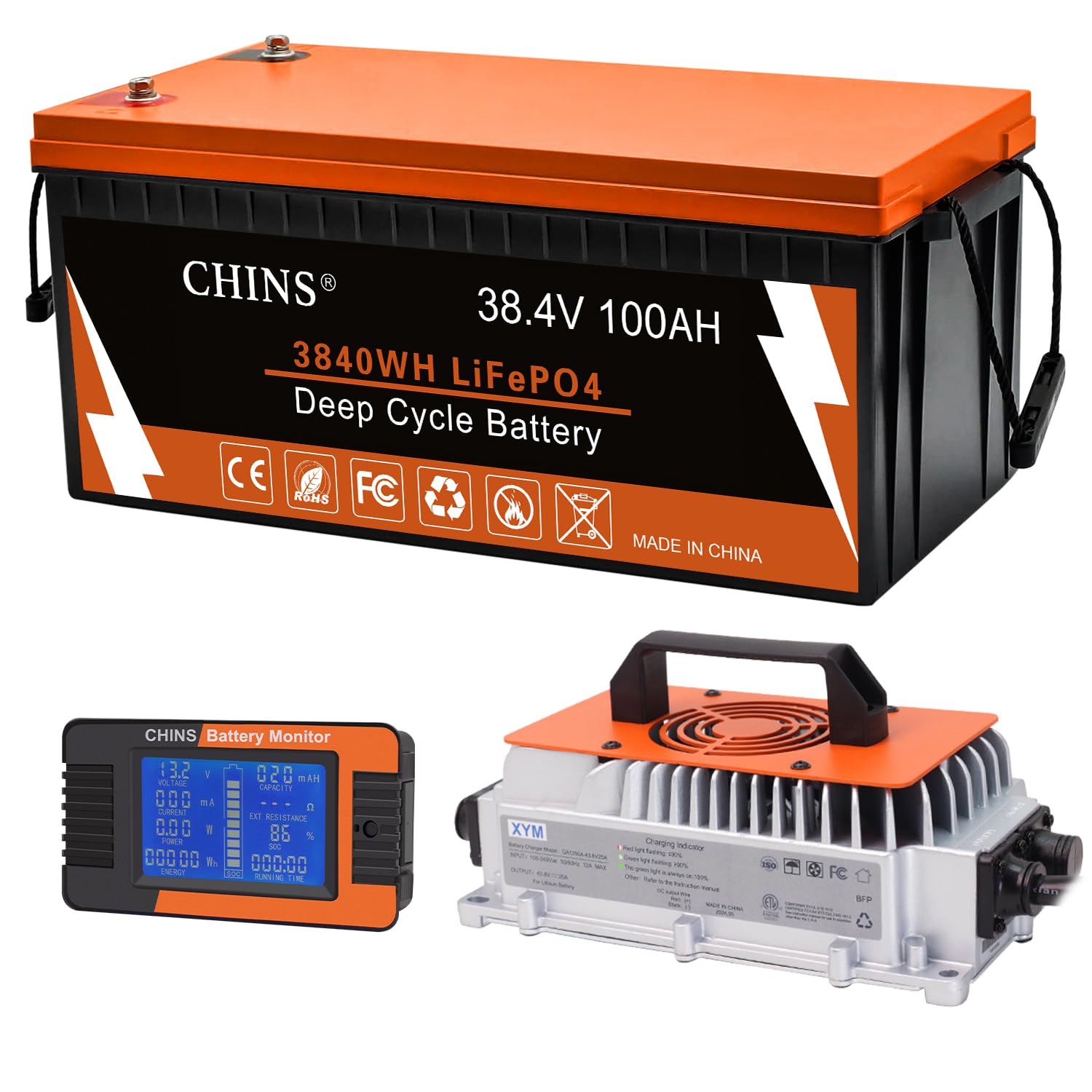 Lithium Battery 100Ah - 36V Lithium Golf Cart Battery, 36