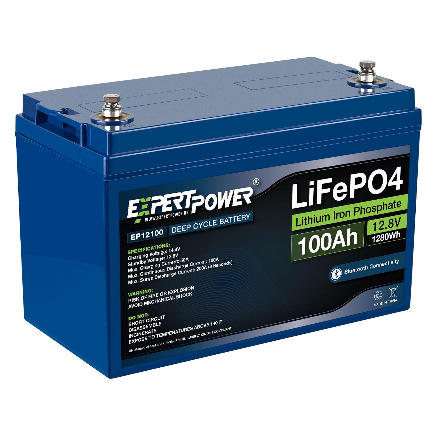 Lithium Battery 100Ah - 12V 100Ah Lithium LiFePO4 Deep Cycle