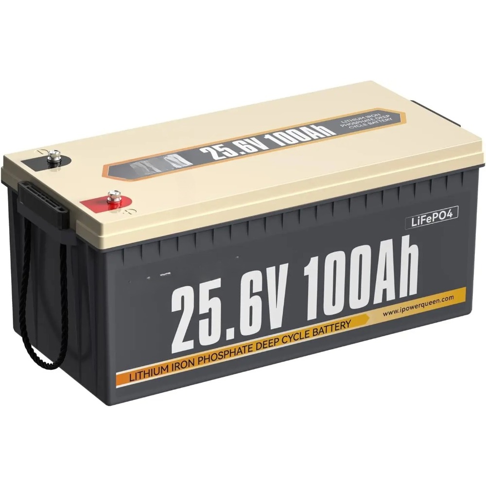 Lithium Battery 100Ah - 24V 100Ah LiFePO4 Battery 2.56kWh Deep