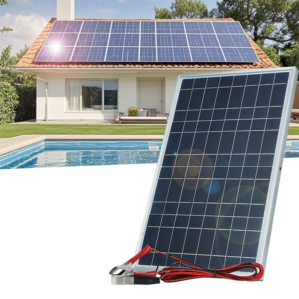 30W 12V Solar Panel Kit Polycr - Renewable Energy Solutions ulasan dan harga