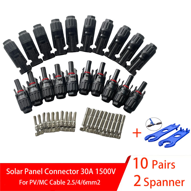 5/10 Pairs Solar Connectors PV - Solar Cable Mc4 Connector ulasan dan harga