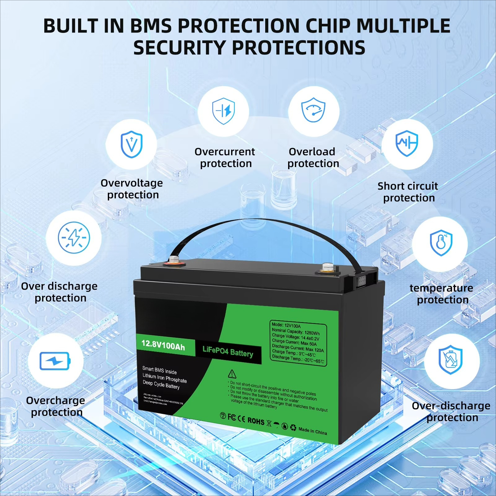 DATOUBOSS US Local Warehouse   - Lithium Battery 100Ah ulasan dan harga
