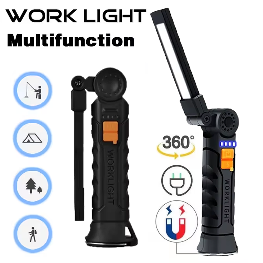 Portable COB LED Flashlight US - Renewable Energy Battery ulasan dan harga