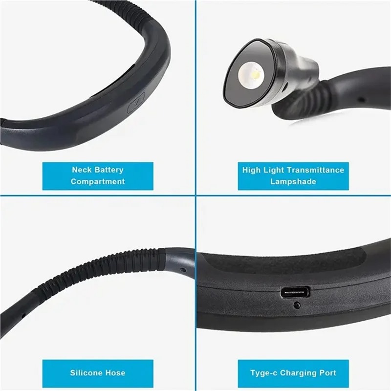 LED Neck Light Eye Protection  - Renewable Energy Books ulasan dan harga