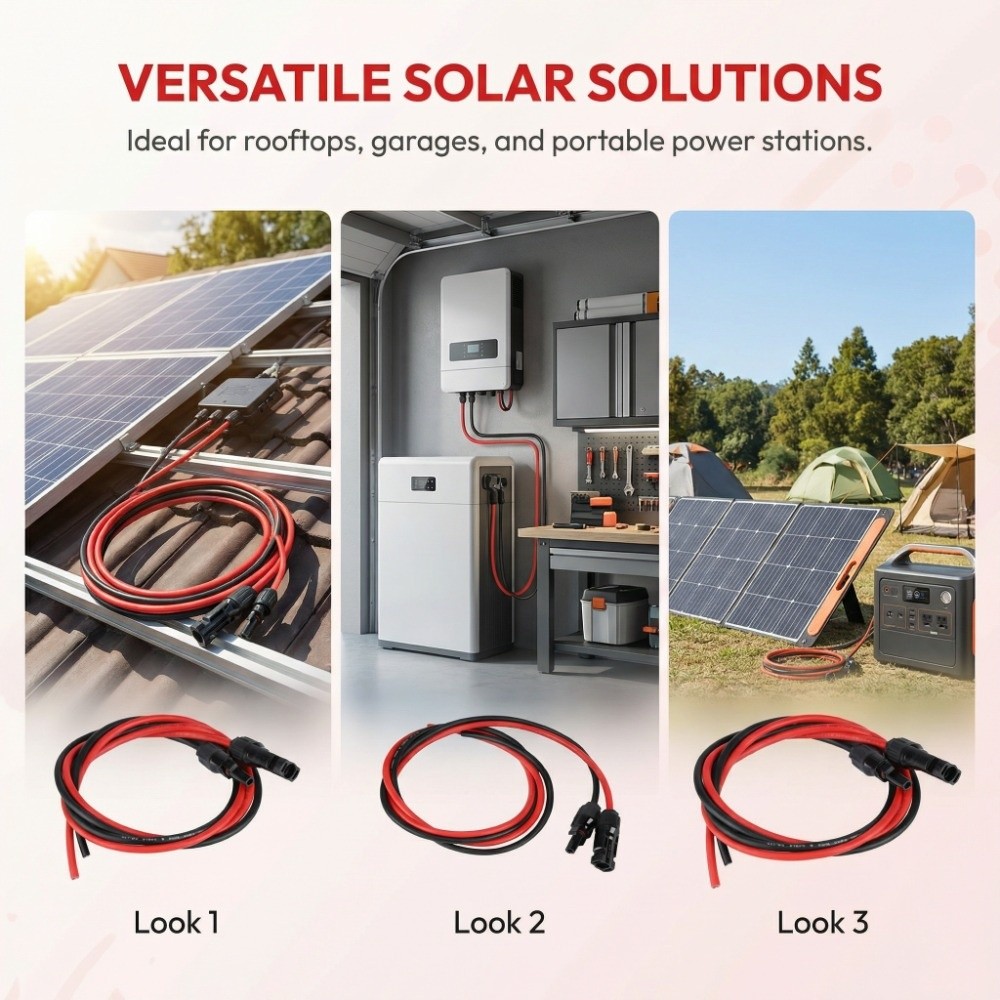 Reliable 2.5mm² Solar Cable 1m - Solar Cable Mc4 Connector ulasan dan harga