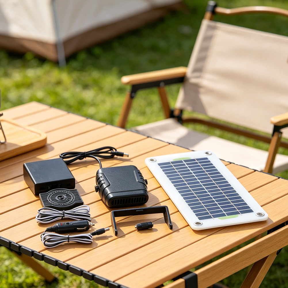 30W 12V Portable Solar Fan Hea - Renewable Energy Solutions ulasan dan harga