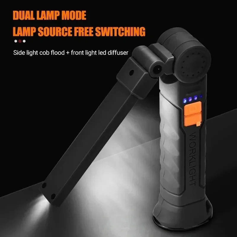 Portable COB LED Flashlight US - Renewable Energy Battery ulasan dan harga