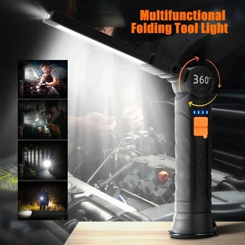 Portable COB LED Flashlight US - Renewable Energy Battery ulasan dan harga