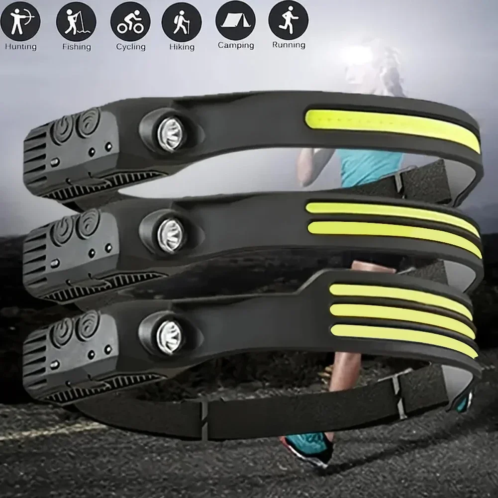 LED Sensor Headlamp Built-in B - Renewable Energy Battery ulasan dan harga