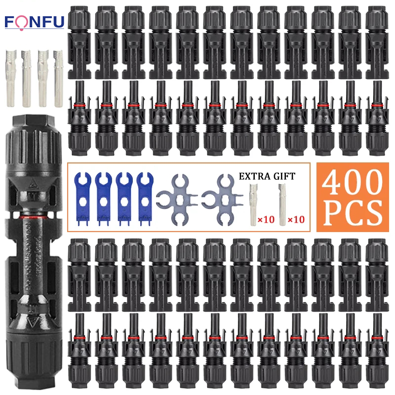 10/20/50/100/300/400PCS Photov - Solar Cable Mc4 Connector ulasan dan harga