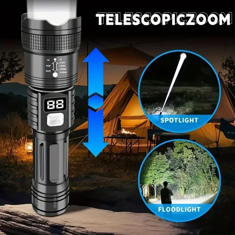 P50 High Brightness Flashlight - Renewable Energy Battery ulasan dan harga