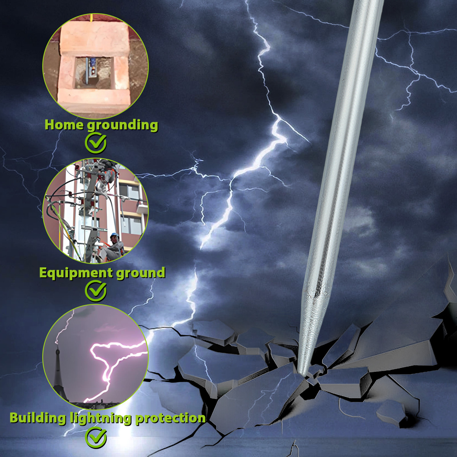 Grounding Rod for Earthing Fen - Earthing Grounding Rod ulasan dan harga