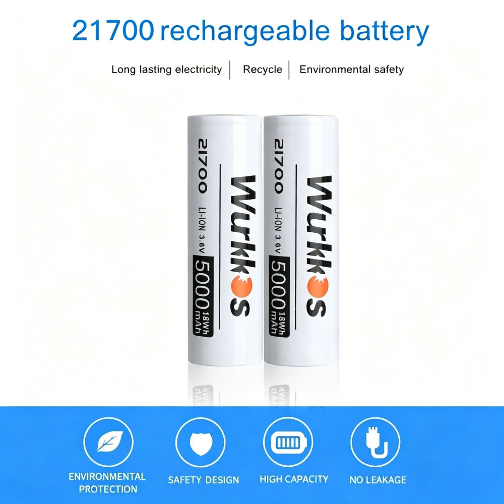 Wurkkos 21700 5000mAh Recharge - Renewable Energy Battery ulasan dan harga