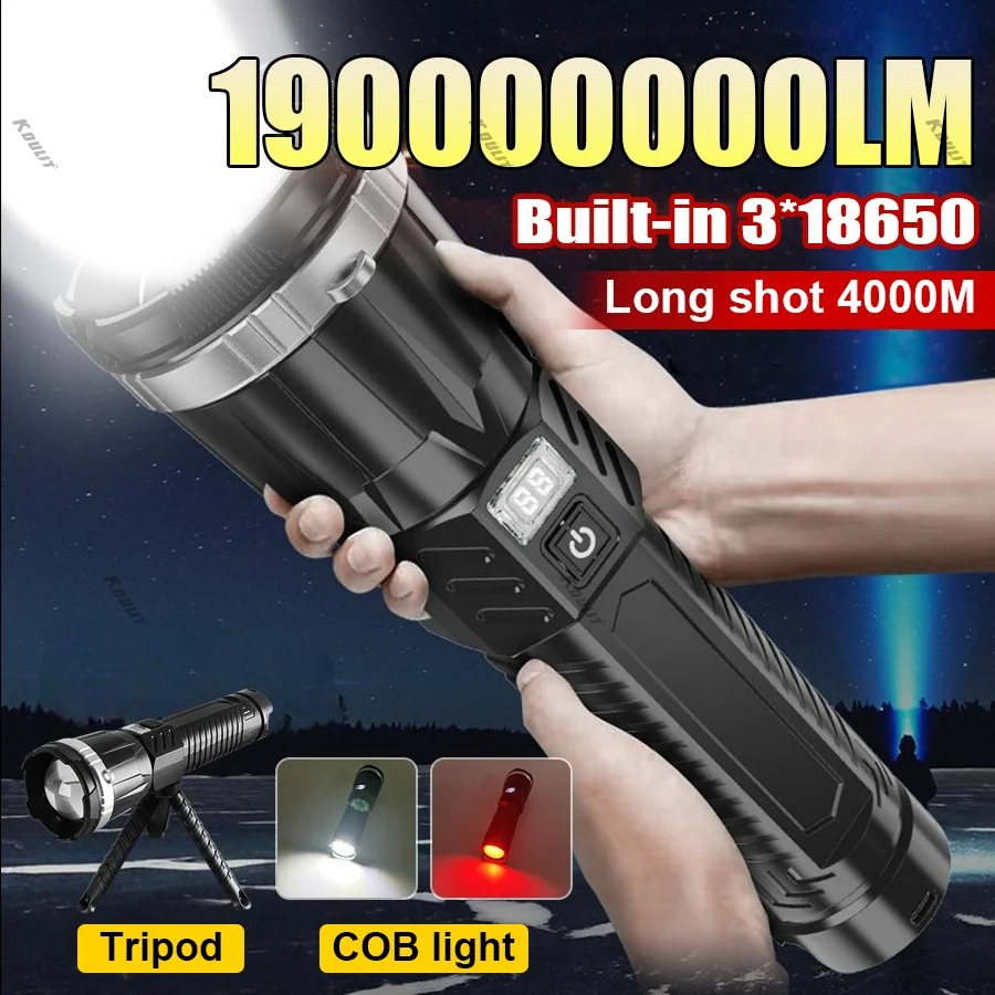 19000000LM Super Powerful Flas - Renewable Energy Battery ulasan dan harga