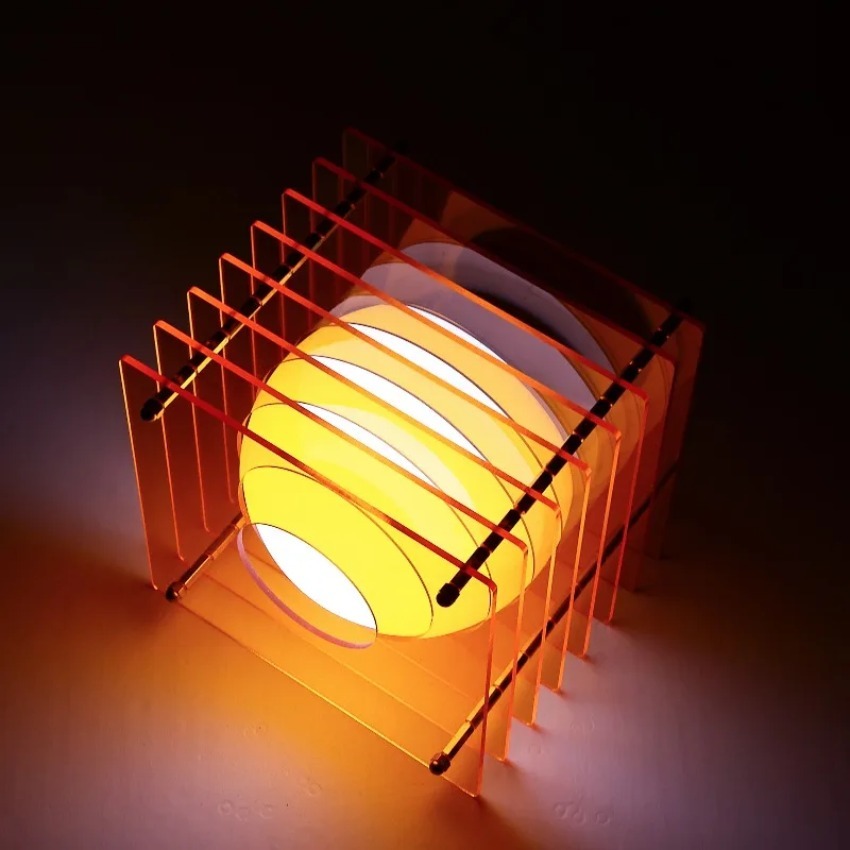 DIY Moon Lamp Acrylic Thousand - Renewable Energy Battery ulasan dan harga
