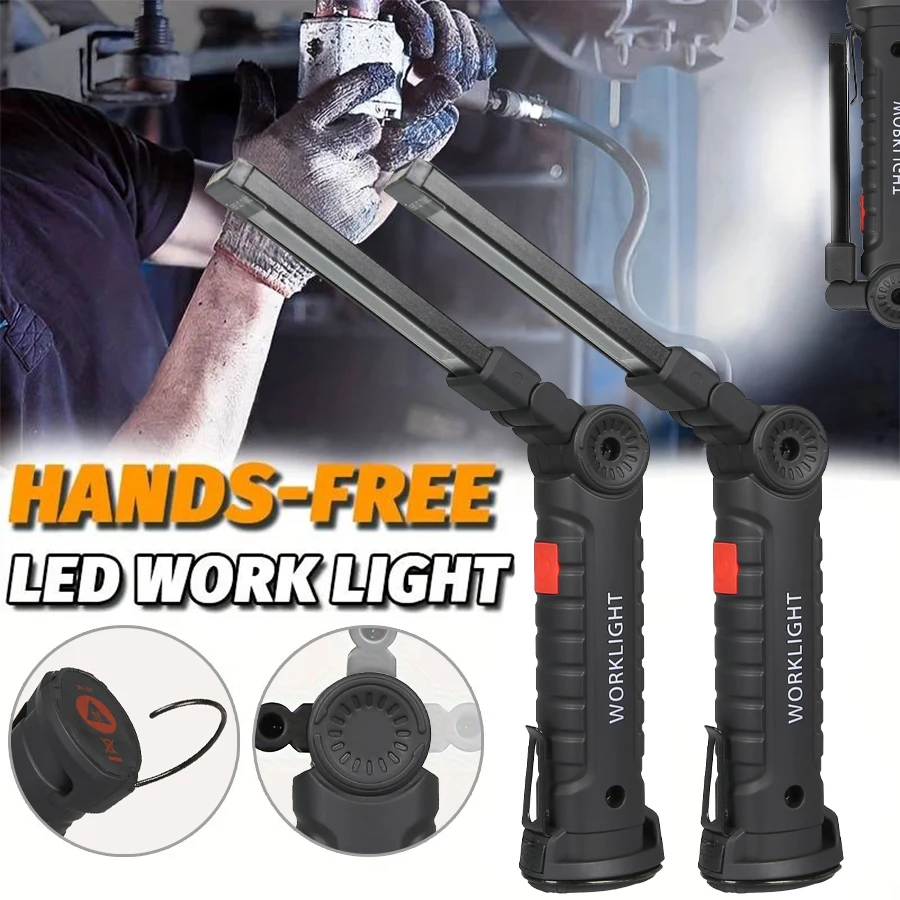 New Portable COB LED Flashligh - Renewable Energy Battery ulasan dan harga