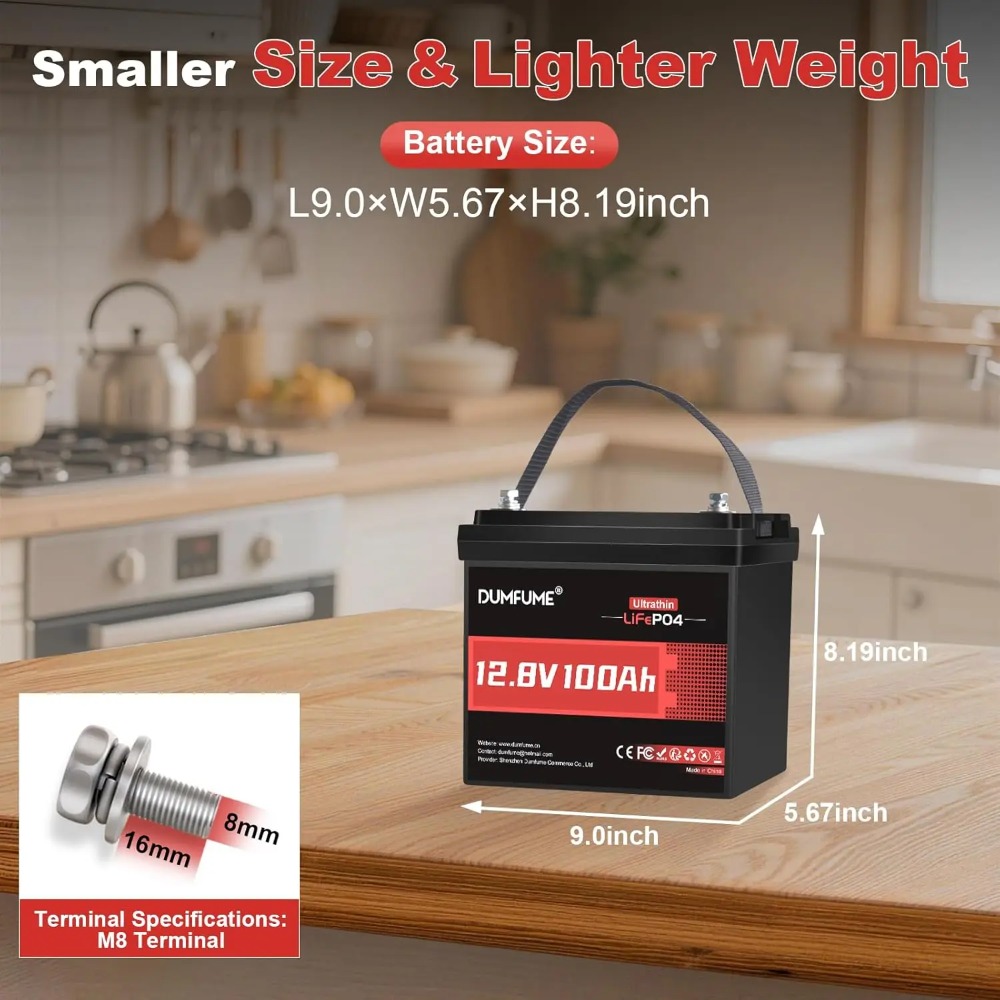 2 Pack 12V 100Ah Slim Lithium  - Lithium Battery 100Ah ulasan dan harga